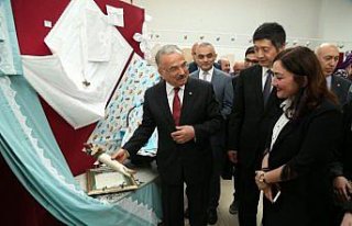 Fatsa'da kursiyerlerden yıl sonu sergisi