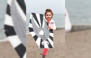 Sahilde uçurtma şenliği