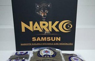 Samsun'da tarlada uyuşturucu saklayan zanlı tutuklandı