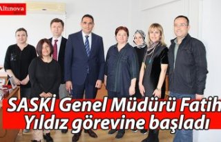 SASKİ Genel Müdürü Fatih Yıldız görevine başladı