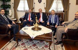 Tokat Belediye Başkanı Eroğlu'na tebrik ziyaretleri