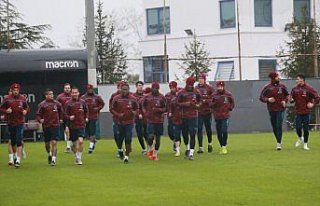 Trabzonspor'da Yeni Malatyaspor maçı hazırlıkları...