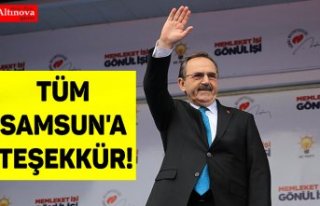 TÜM SAMSUN'A TEŞEKKÜR!
