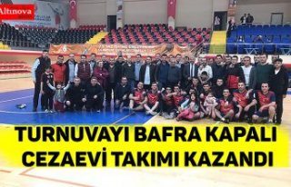 Turnuvayı Bafra Kapalı Cezaevi takımı kazandı