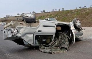 Vezirköprü'de kaza: 1 ölü, 3 yaralı