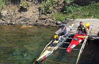 Ata'nın izinde kanoyla 635 kilometre yol katettiler