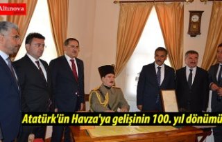 Atatürk'ün Havza'ya gelişinin 100. yıl...