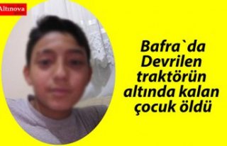 Bafra'da Kaza 1Ölü