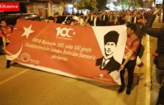 BAFRA'DAN SAMSUN'A 100.YIL YÜRÜYÜŞÜ