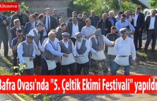 Bafra Ovası'nda "5. Çeltik Ekimi Festivali"...