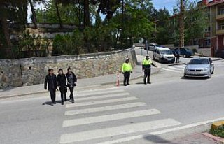 Boyabat'ta sürücüler bilgilendirildi