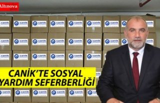 CANİK’TE SOSYAL YARDIM SEFERBERLİĞİ