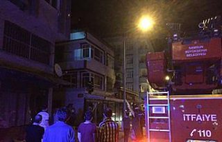 Çarşamba'da ev yangını