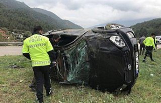 Devrilen cipteki 4 kişi yaralandı