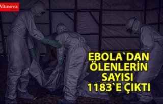 Ebola'dan ölenlerin sayısı 1183'e çıktı
