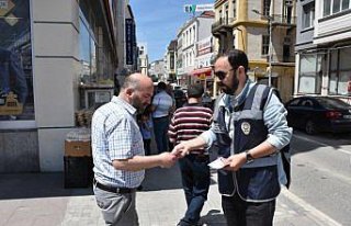 Emniyetten dolandırıcılara karşı broşürlü...