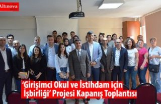 ‘Girişimci Okul ve İstihdam için İşbirliği’...