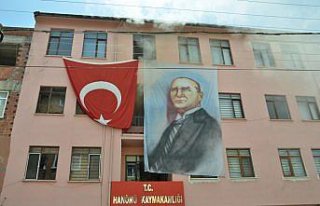 Hanönü Kaymakamlığında yangın