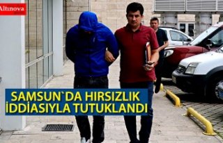 HIRSIZLIK İDDİASIYLA TUTUKLANDI