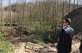 Kavak'ta doğal gaz çalışmaları sürüyor