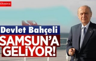 MHP Lideri Devlet Bahçeli,19 Mayıs'ta Samsun'a...