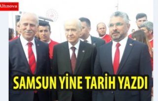 SAMSUN YİNE TARİH YAZDI 