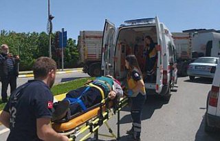 Samsun'da otomobille tır çarpıştı: 1 yaralı