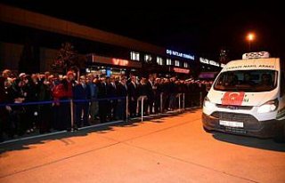 Şehidin cenazesi Trabzon'a getirildi