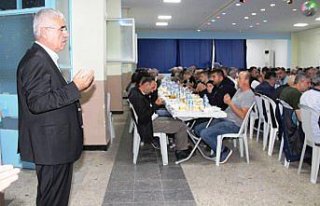 Taşova'da esnaf iftarda bir araya geldi