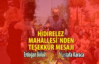 Teşekkür Mesajı