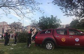 Trabzon'da kanalizasyona düşen işçi kayboldu