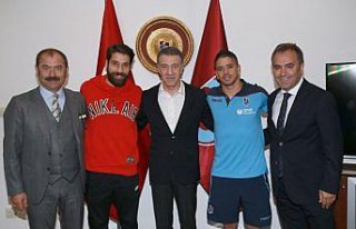 Trabzonspor'da Olcay Şahan ve Ibanez'e veda töreni...