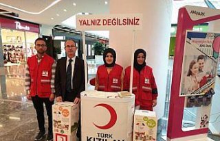 Türk Kızılayı'ndan gıda kolisi bağış kampanyası