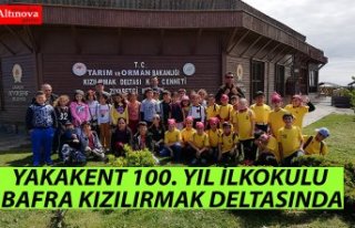 YAKAKENT 100. YIL İLKOKULU BAFRA KIZILIRMAK DELTASINDA