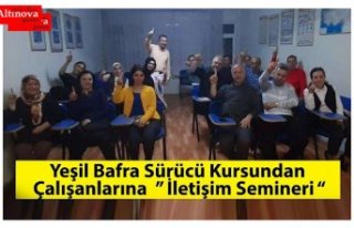 Yeşil Bafra Sürücü Kursundan Çalışanlarına...