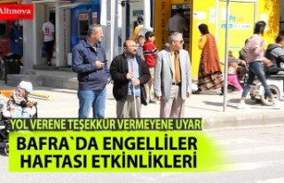 Yol verene teşekkür vermeyene uyarı