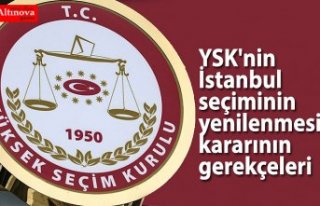 YSK'nin İstanbul seçiminin yenilenmesi kararının...