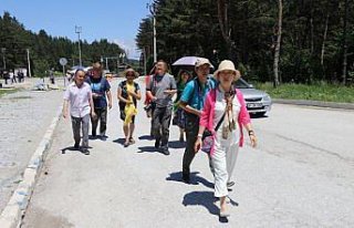 Abant'ta hafta sonu  yoğunluğu