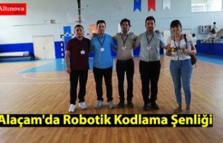 Alaçam'da Robotik Kodlama Şenliği