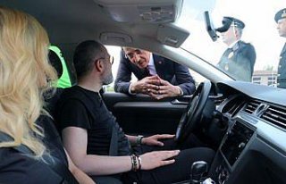 Anadolu Otoyolu'nda trafik denetimi