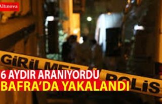 Bafra'da 6 aydır aranan kişi yakalandı 