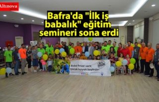 Bafra'da "İlk iş babalık" eğitim...