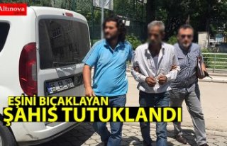 Eşini bıçaklayan kişi tutuklandı