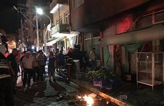 Giresun'da iş yeri yangını