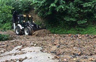 Giresun'da sağanak yağış