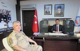 Kavak Jandarma Komutanı Karaköse'den Şenay'a ziyaret