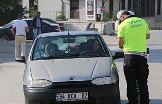 Mudurnu'da trafik ve asayiş uygulaması