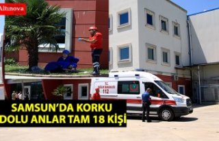 SAMSUN'DA KORKU DOLU ANLAR