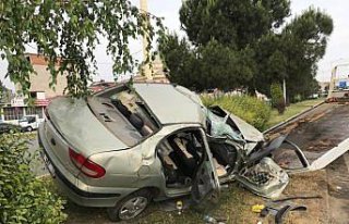 Samsun'da otomobil devrildi: 3 yaralı