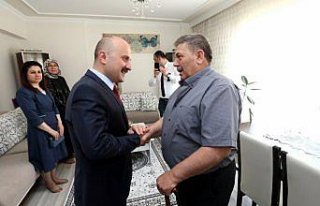 Şehit ailesine bayram ziyareti